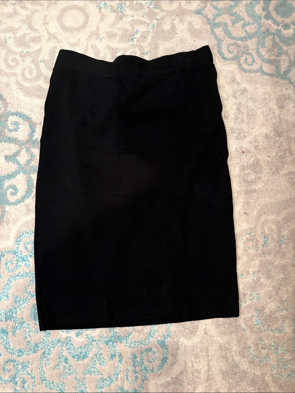 Leith Black Pencil Skirt - Classic Straight Fit